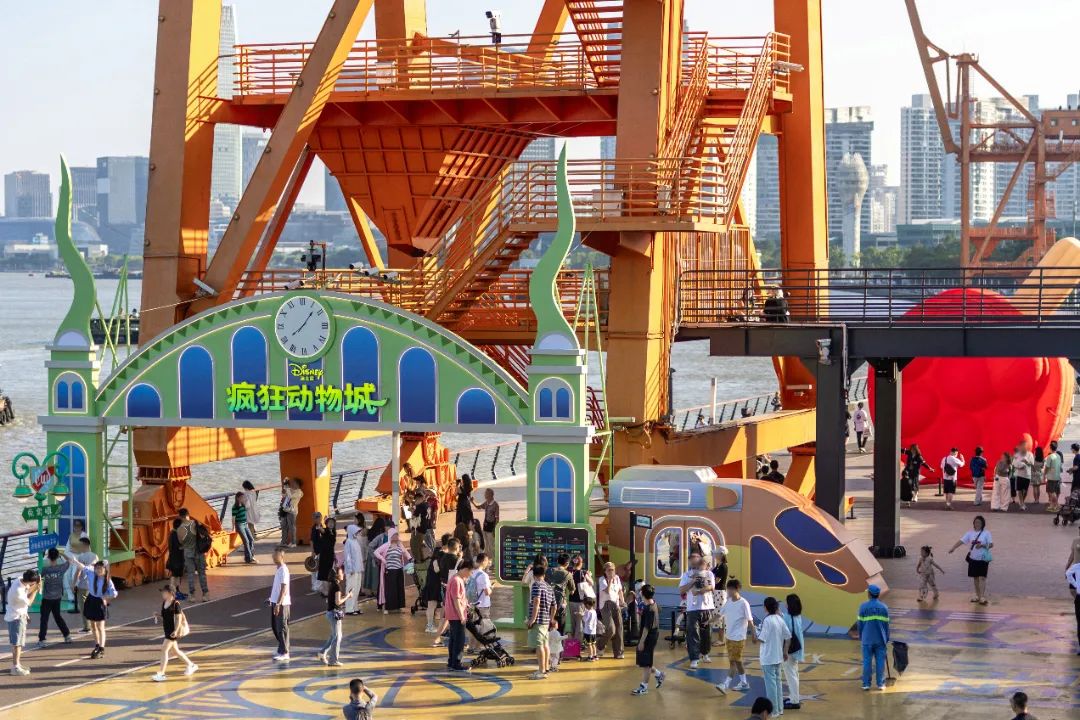 ​The Zootopia-themed pop-up attraction in Xuhui district. [Photo/Xuhui district government]