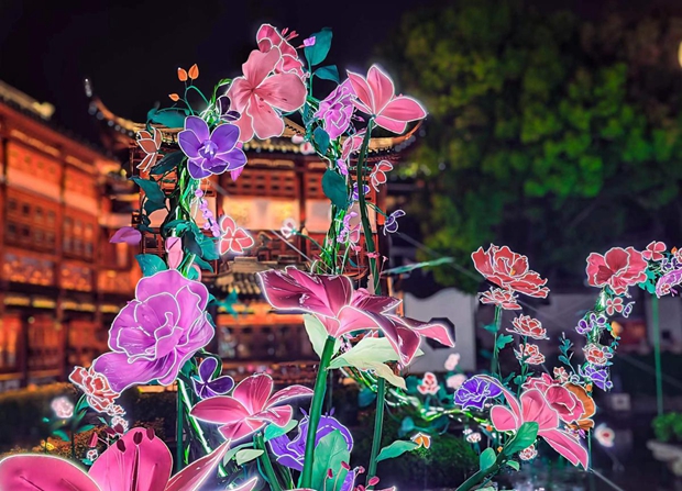 Flower festival offers immersive experience in Shanghai.jpg Flower festival offers immersive experience in Shanghai.jpg