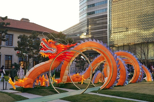 Embracing the New Year spirit: Dragons fly high throughout the city