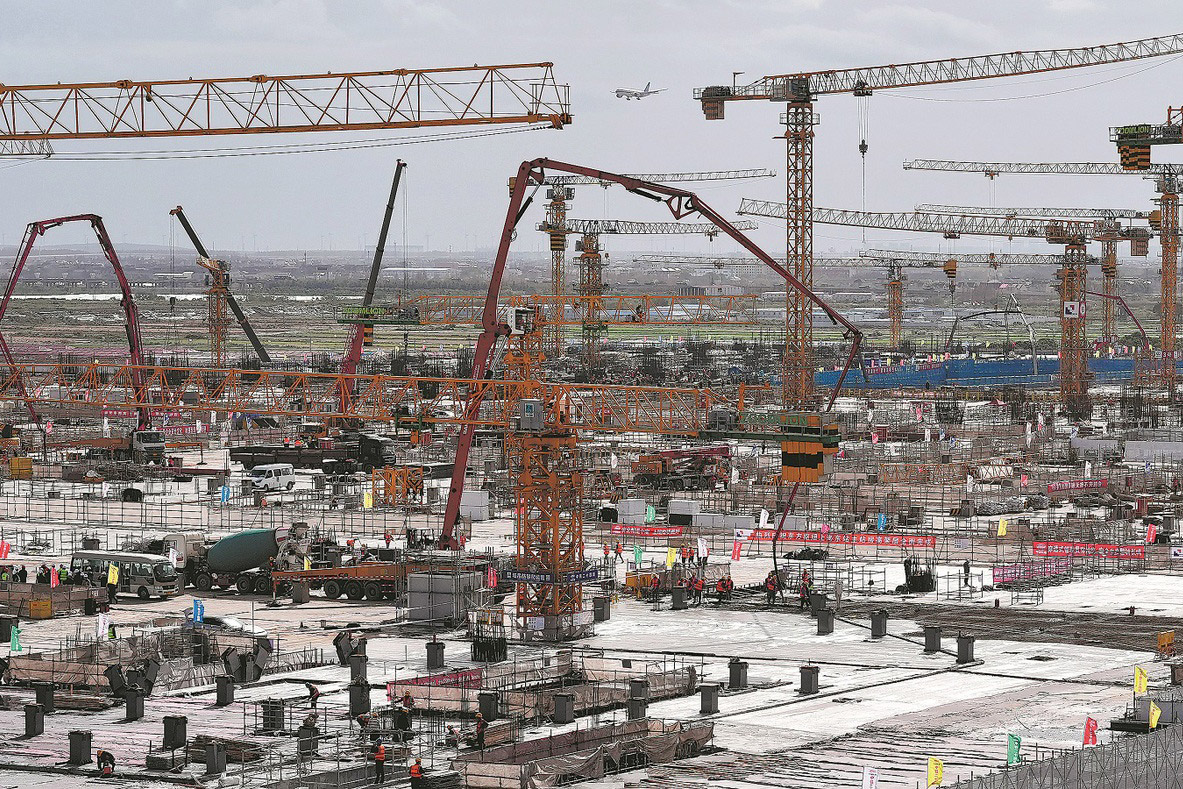 Shanghai's transport hub taking shape