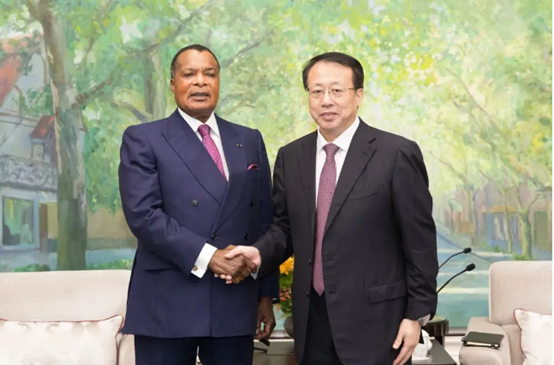 Shanghai Mayor Gong Zheng met with President of the Republic of the Congo Denis Sassou Nguesso in Shanghai on Sept 9..png