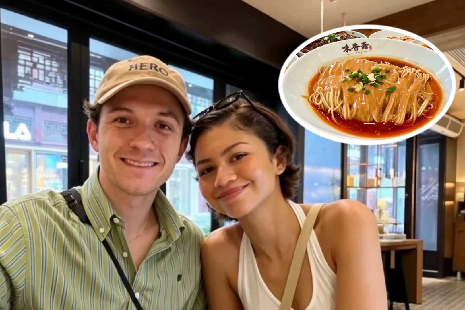 Time-honored Shanghai noodle shop captivates Tom Holland and Zendaya