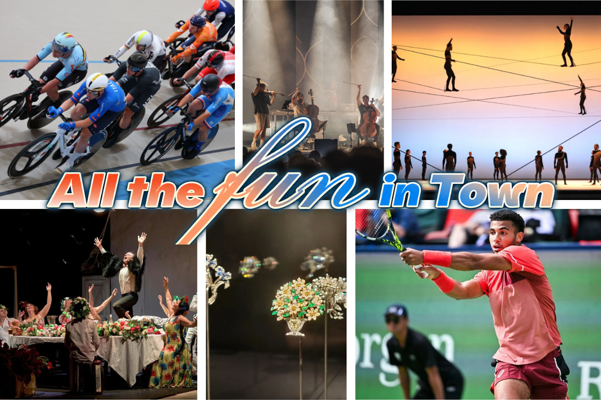 Sporting events, exhibitions, and performances in October
