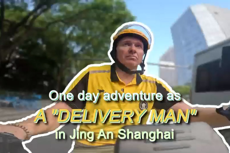 Expat blogger spends a day as a food delivery rider in Shanghai 