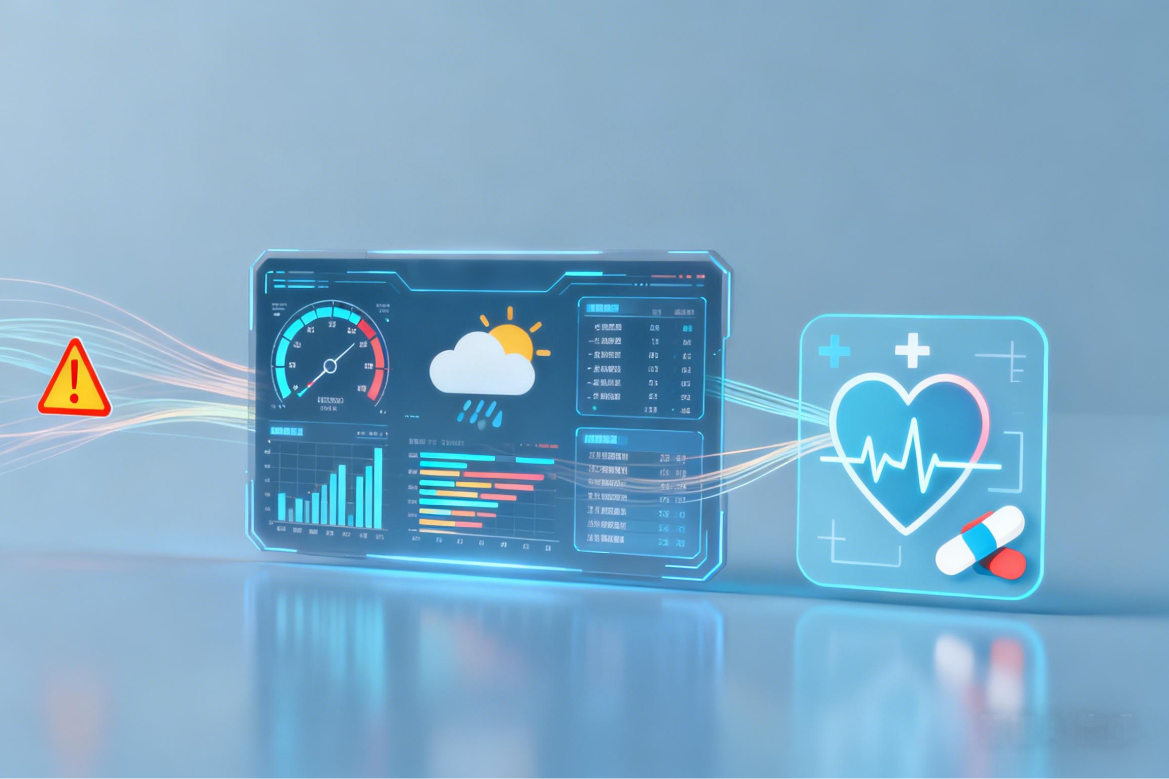 Weather data used for medical warnings