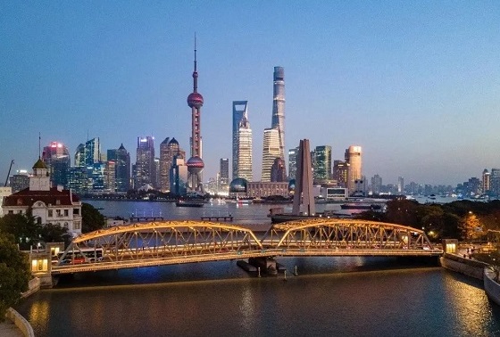 Take in cultural sites of Shanghai's North Bund with this fitness route