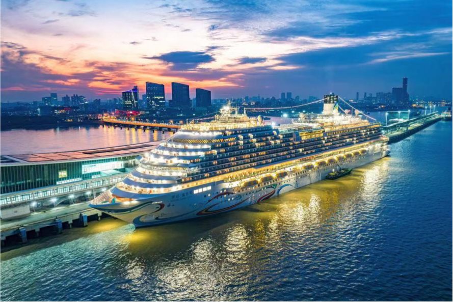 China's first domestically built cruise ship welcomes its 1 millionth guest