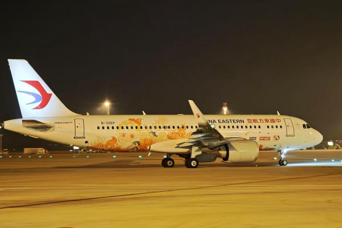 Pop Mart-themed plane makes debut flight to mark anniversary of China-Thailand ties