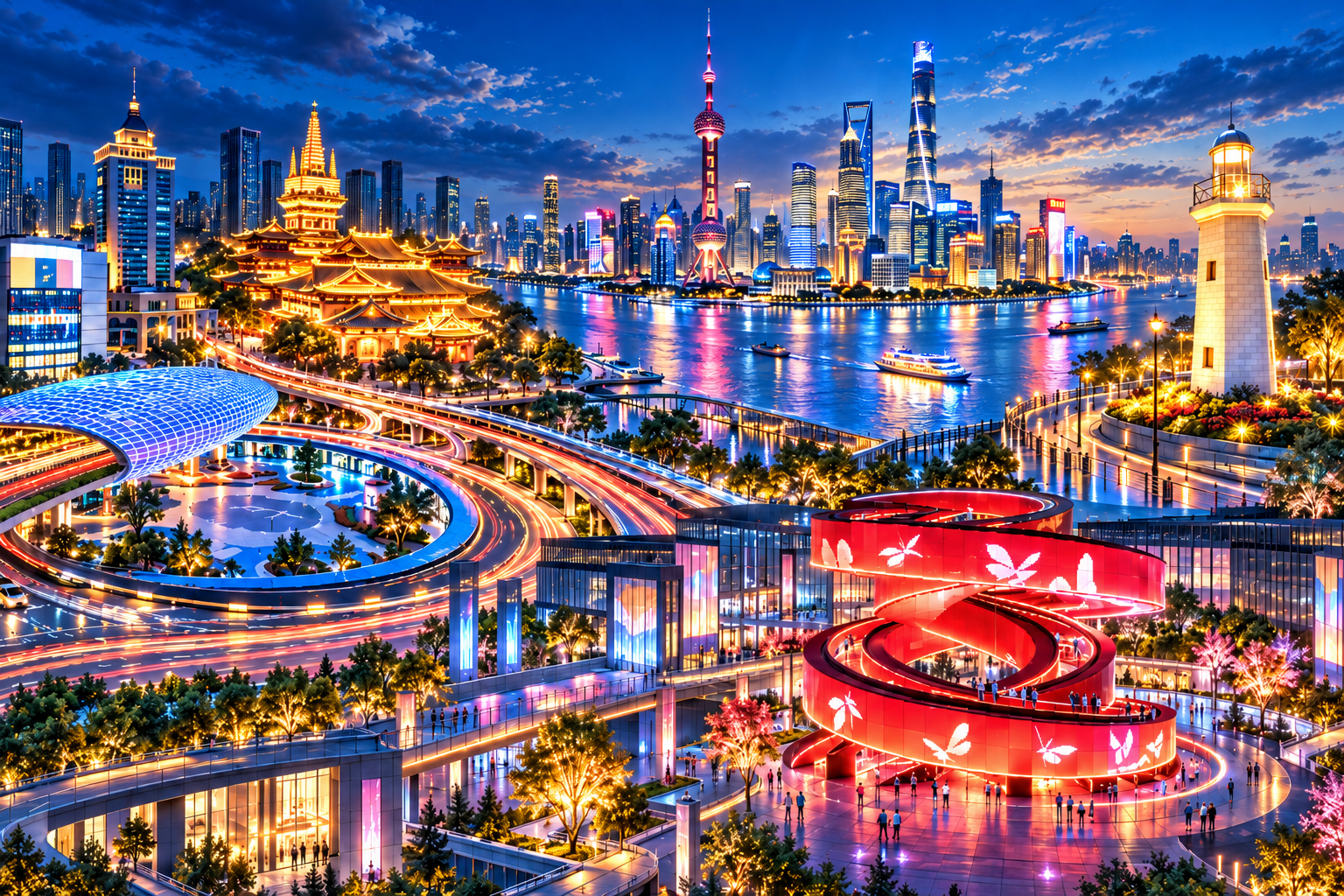Shanghai's light festival guide: Parks, waterfronts, and more