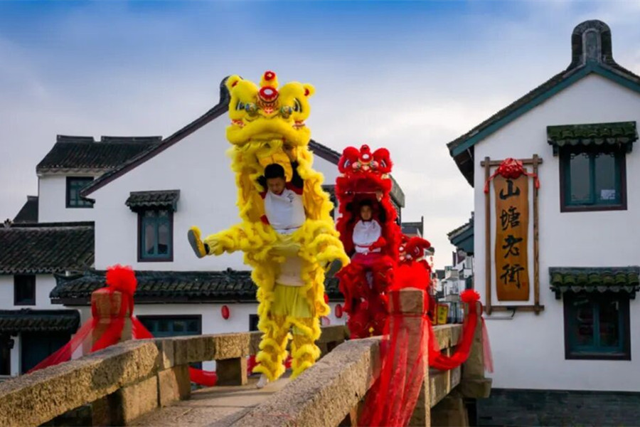 A gentle countryside Spring Festival in Shanghai