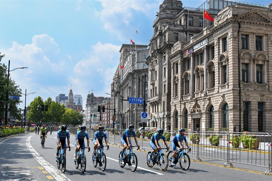 Cycling race showcasing Shanghai's 'new cities' kicks off