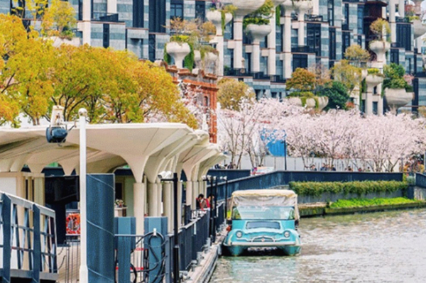 Cherry blossom and cruise delights along Suzhou Creek