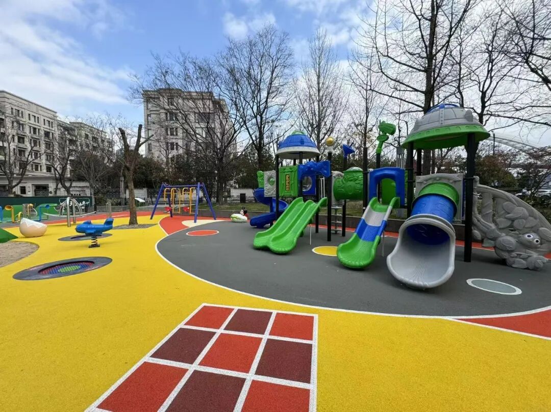 A variety of slides can be found at the park..jpg
