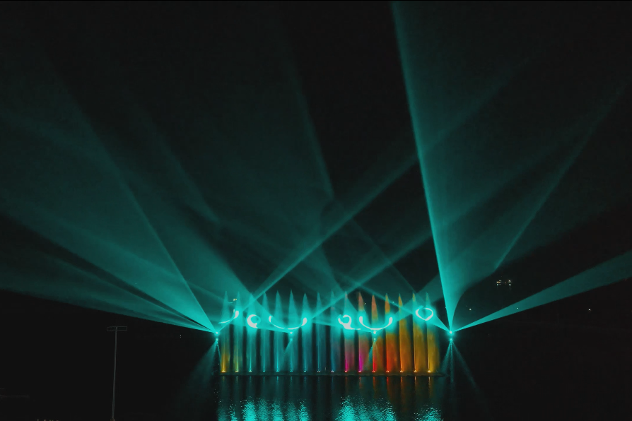 A fountain light show at the Jinshan City Beach..png
