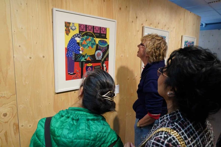 Farmers' paintings from Shanghai capture audience in the Netherlands