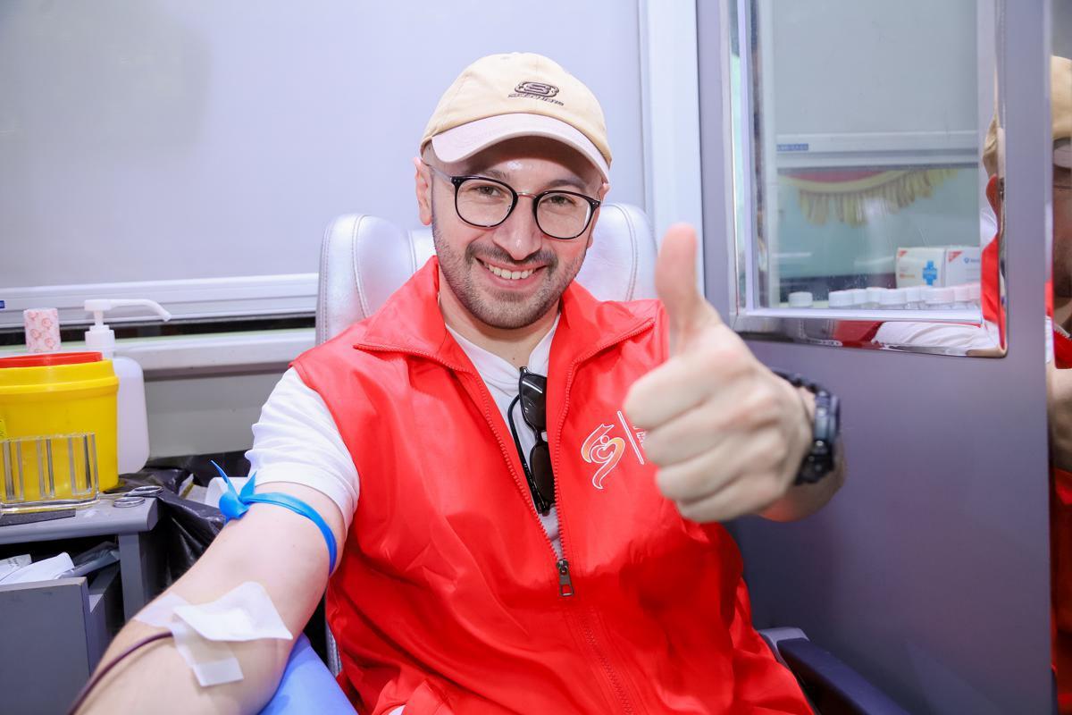 More than 100 donors join blood donation event at Shanghai Children's Hospital