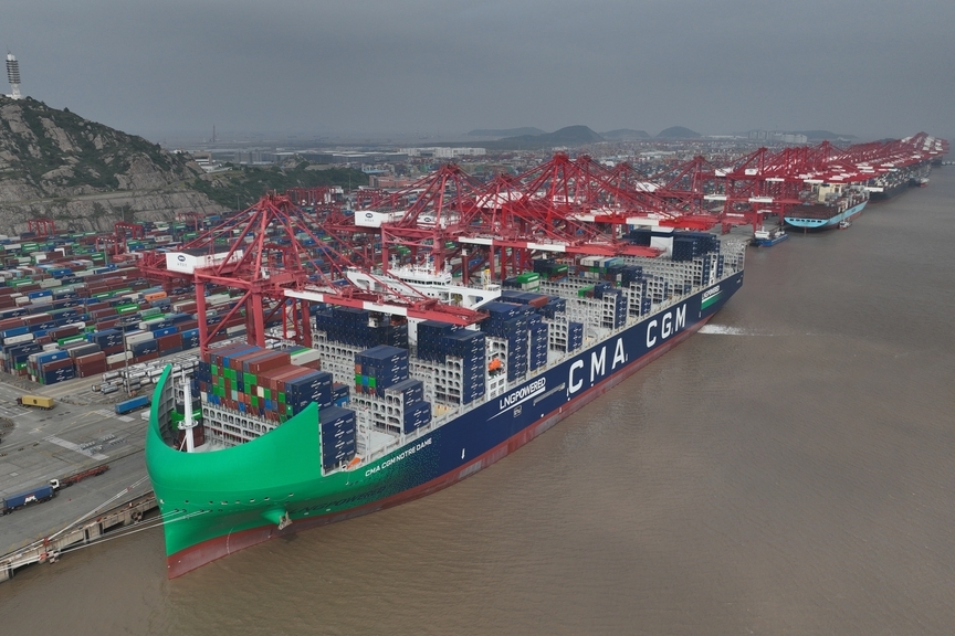Yangshan Port Phase IV boasts world-class efficiency