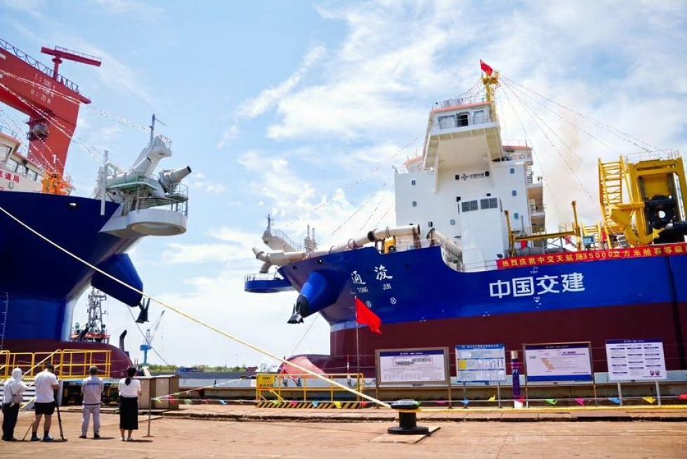 Shanghai shipbuilder launches Asia