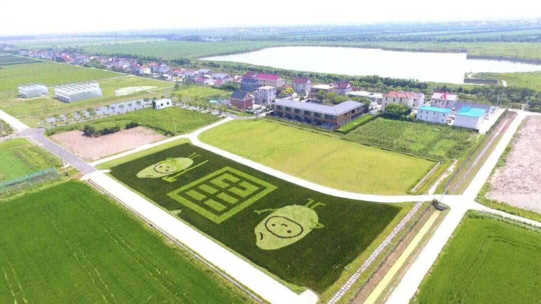 An aerial view of Donghe Jiugu Happy Farm.jpg