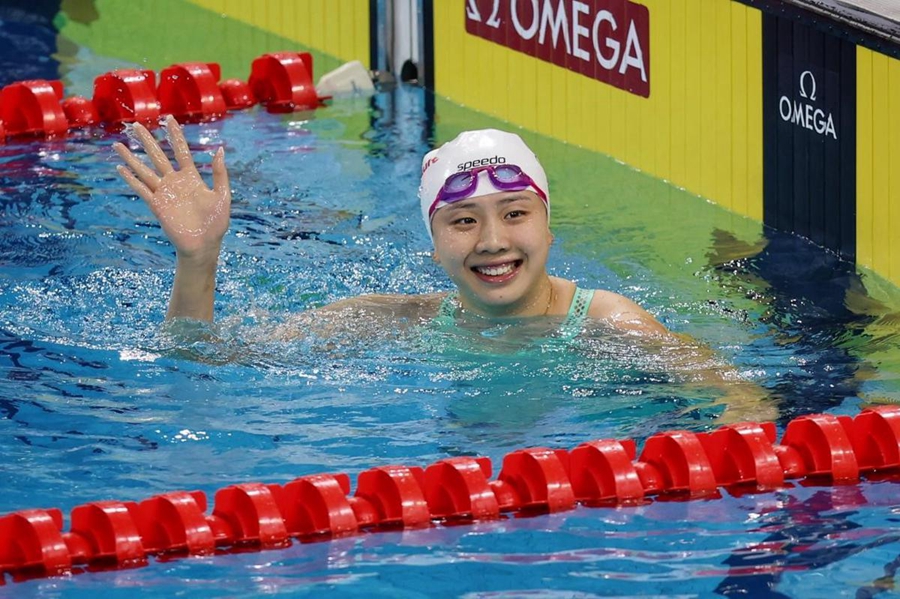 China shines at World Aquatics Swimming World Cup 2024 in Shanghai