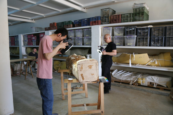 Chinese, Egyptians jointly research, digitalize mummified wooden coffins3.jpeg Chinese, Egyptians jointly research, digitalize mummified wooden coffins3.jpeg