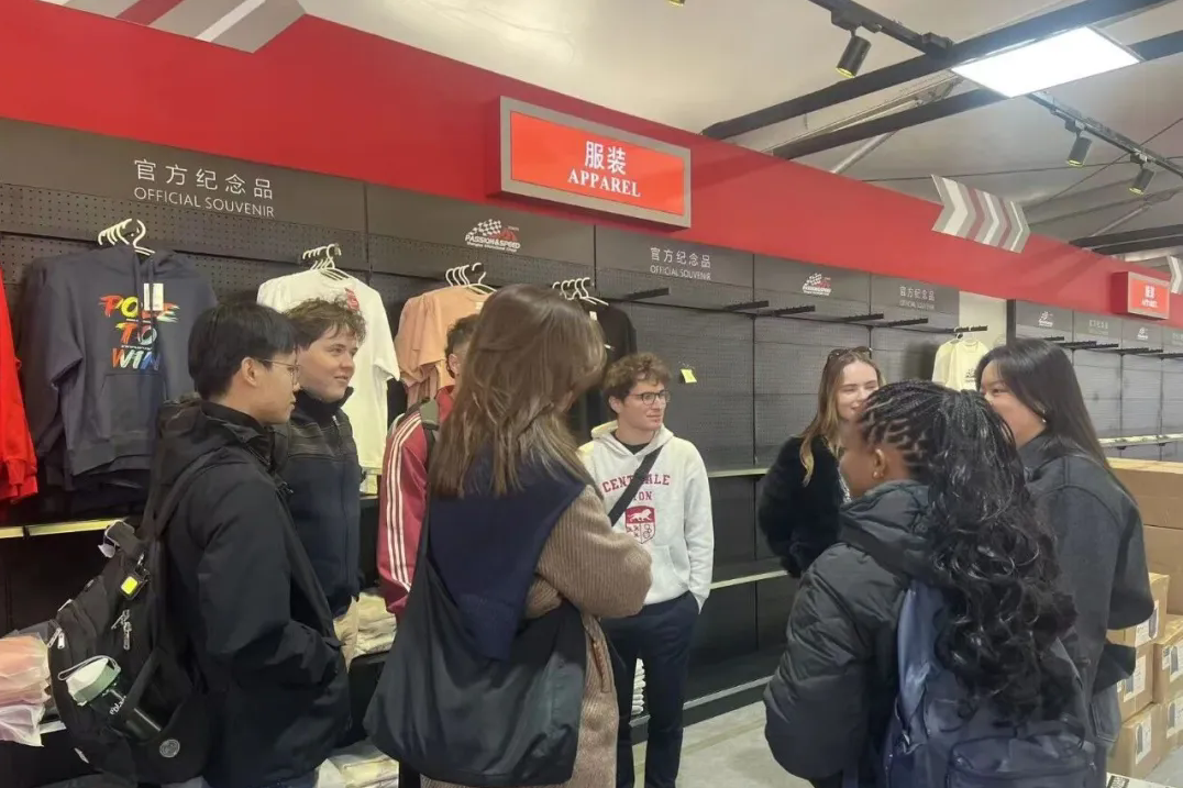International students explore F1 circuit and Shanghai