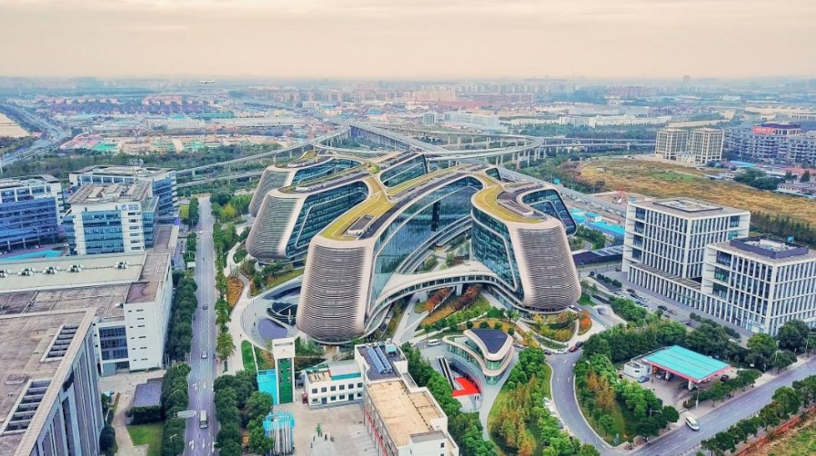 An aerial view of the Hongqiao Linkong Economic Park..png