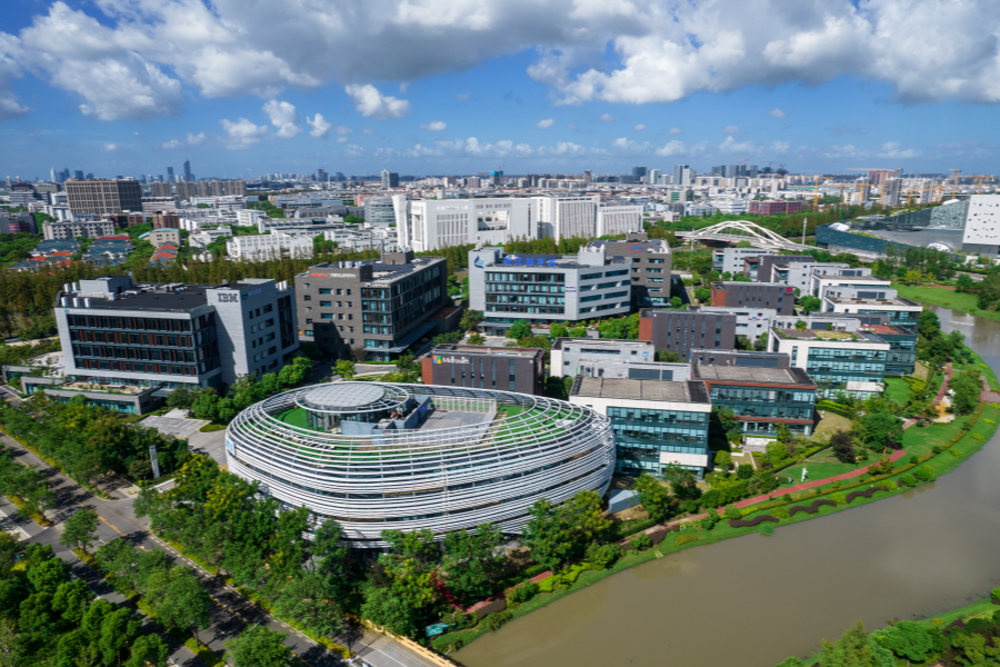 ​The Zhangjiang Artificial Intelligence Innovation Town. [Photo IC] 1.png