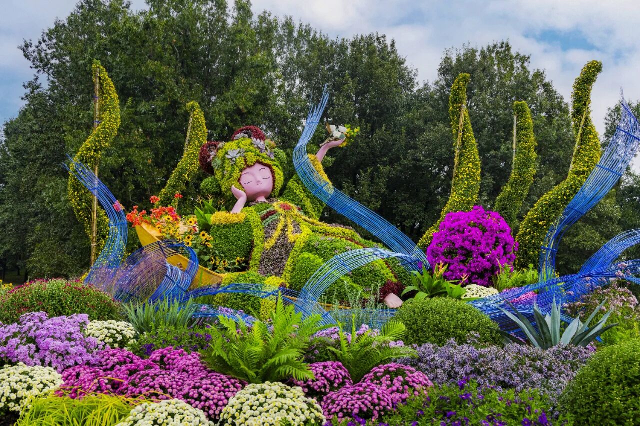 Shanghai chrysanthemum exhibition opens across seven venues