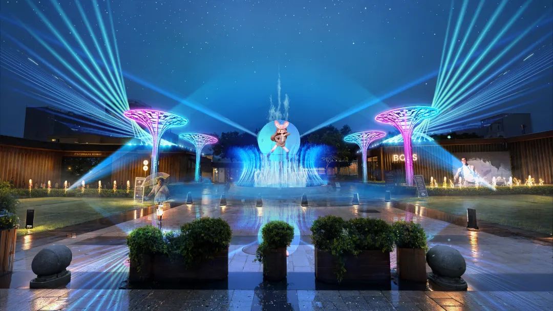 A concept light show at Qingpu Bailian Outlets.jpg