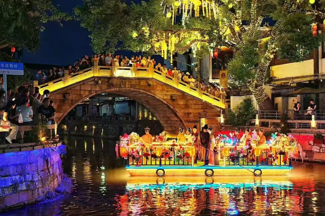 Celebrate the Year of the Horse in festive Fengjing water town