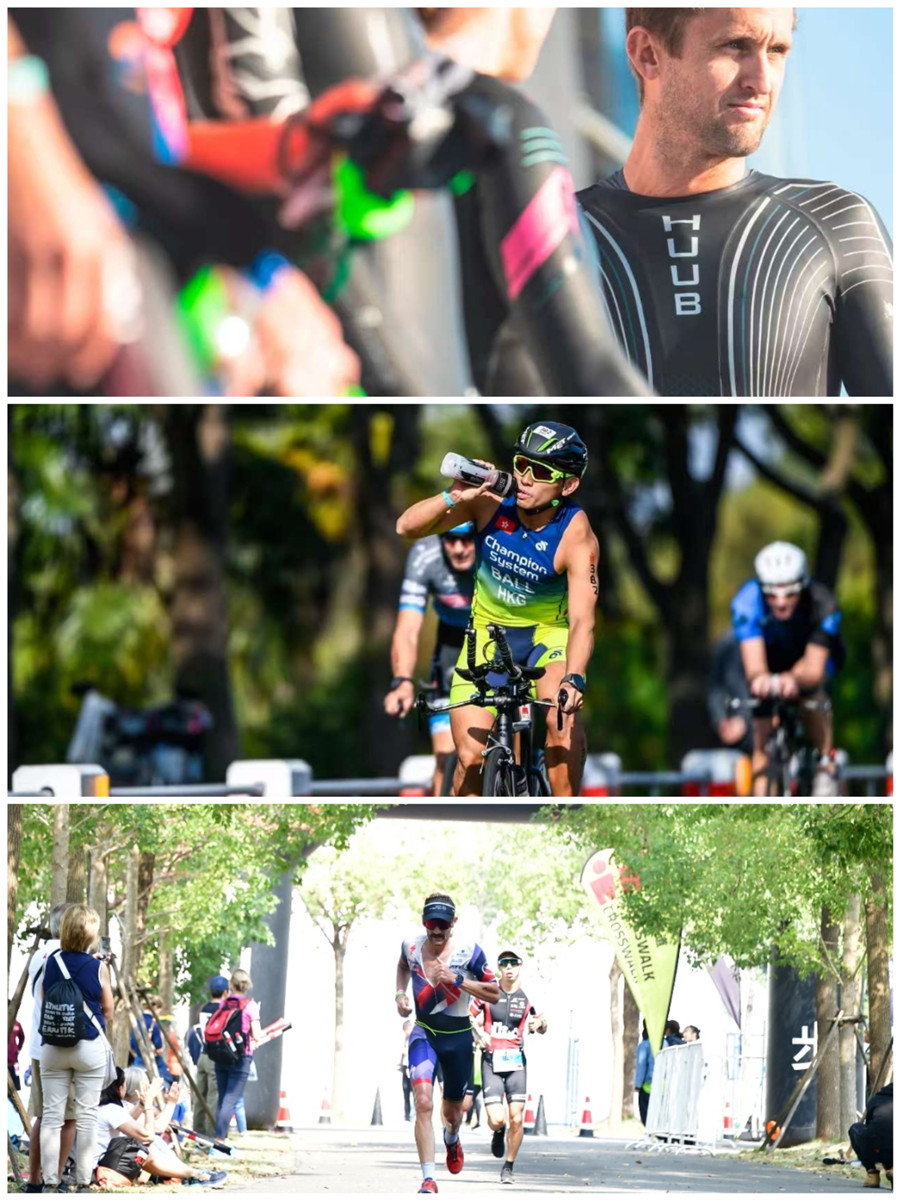 The competition comprises swimming, cycling, and running.jpg