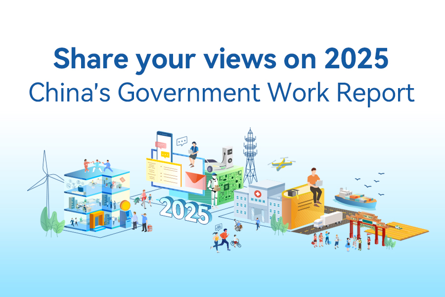 Share your views on 2025 Government Work Report