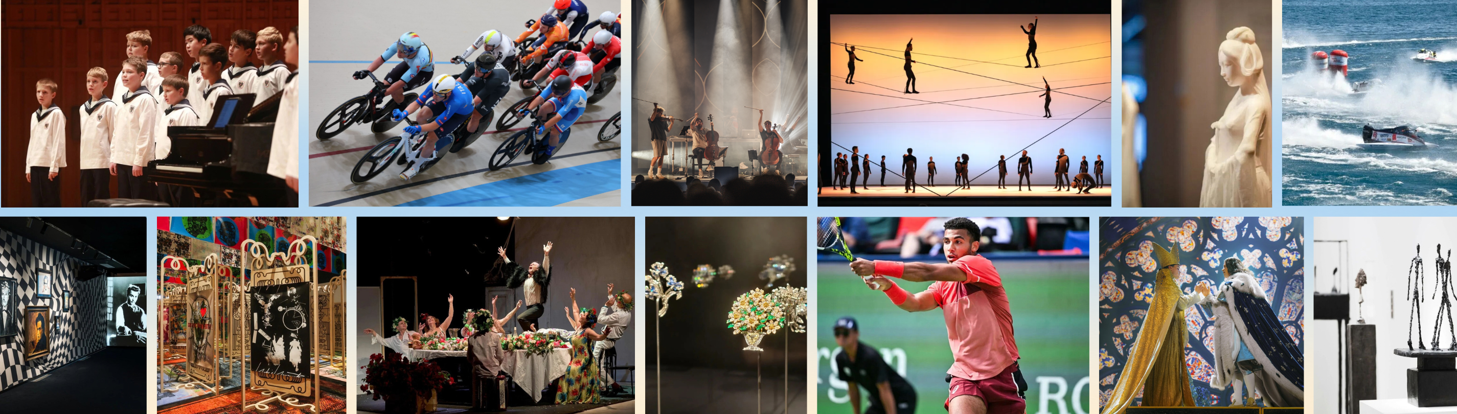 Sporting events, exhibitions, and performances in October