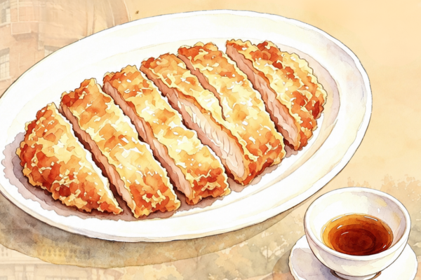 Deep-fried pork chop