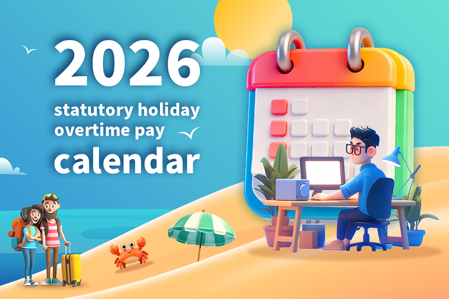 Infographic | 2026 statutory holiday overtime pay calendar 