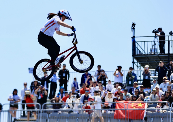Chinese BMX impresses as they prepare to go for gold