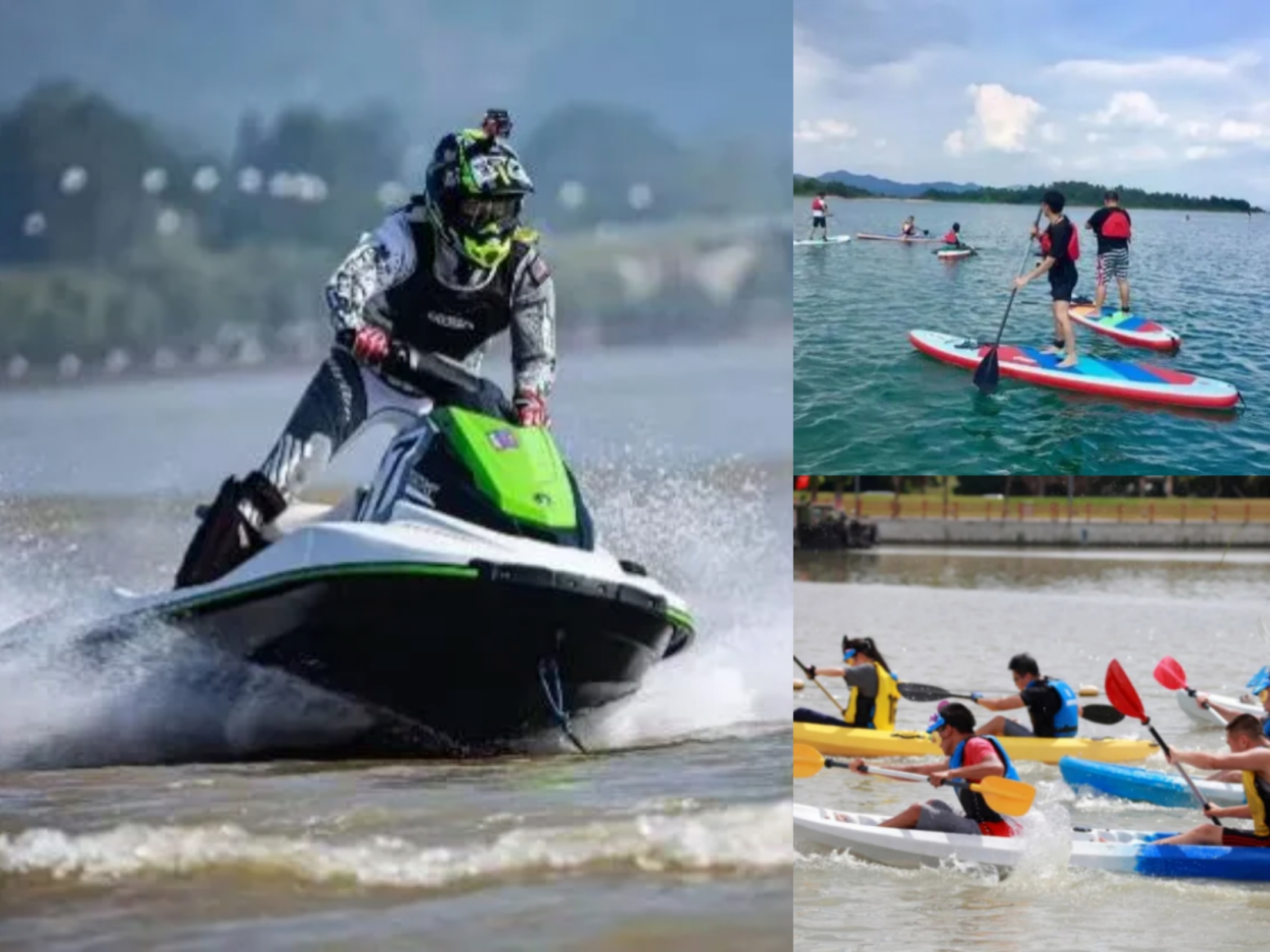 Visitors enjoy a range of water sports at the club..jpg