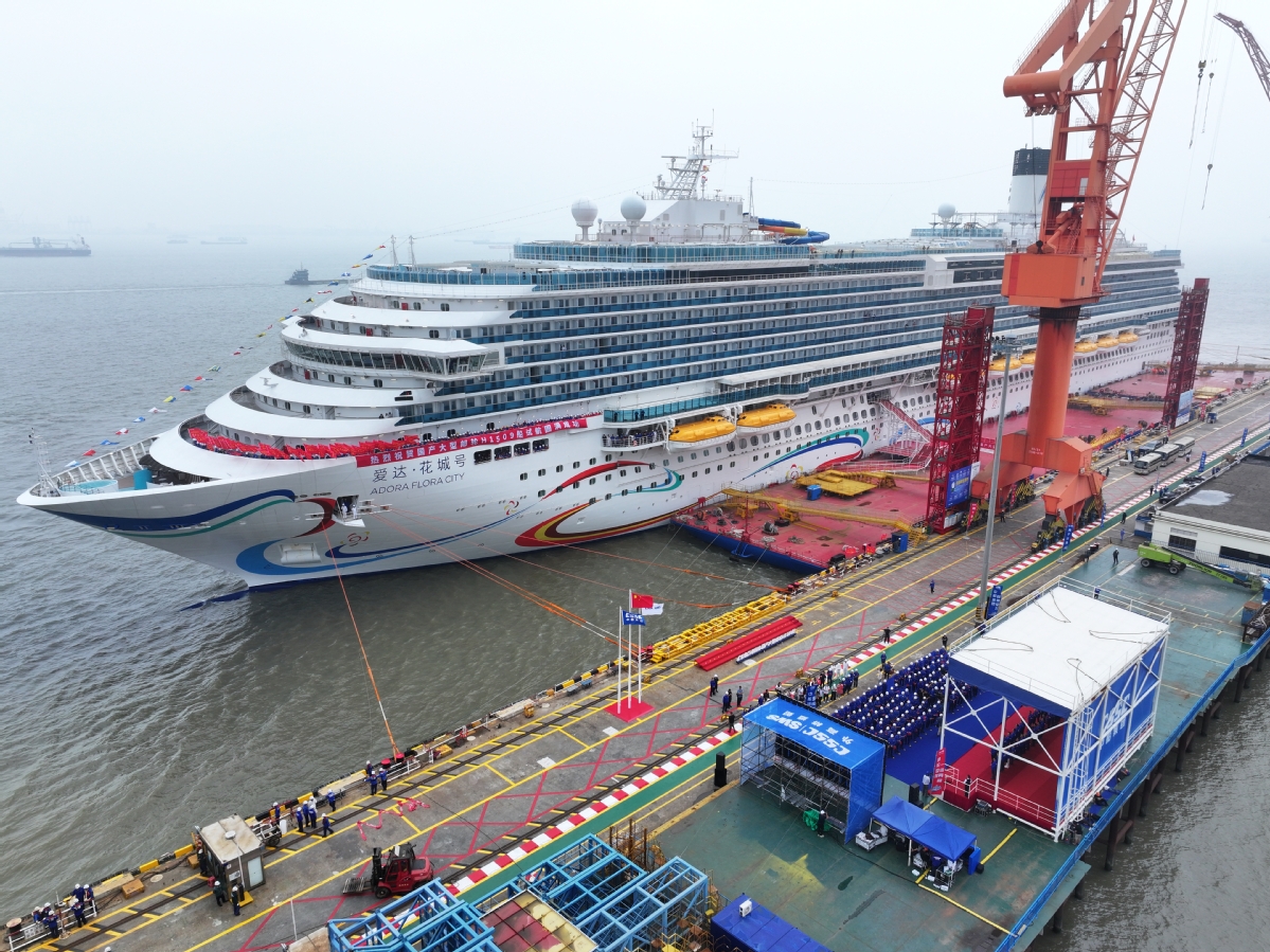 Chinese-built cruise ship passes sea trials