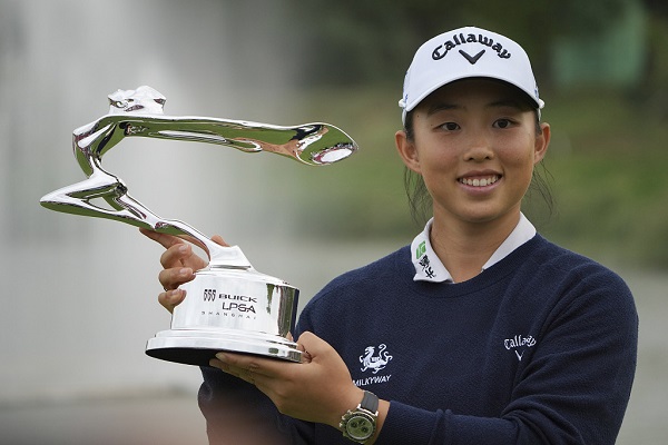 Yin Ruoning becomes first Chinese golfer to claim LPGA Shanghai title