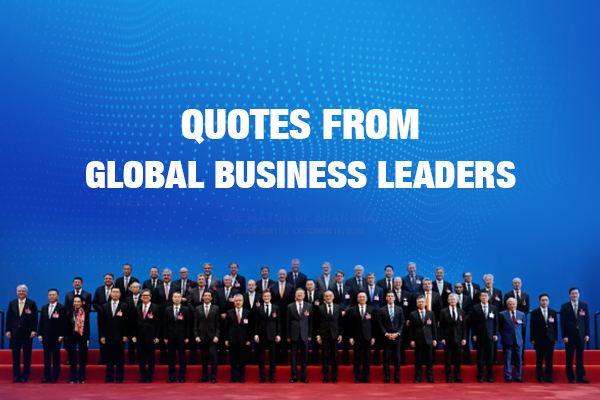 Quotes from global business leaders
