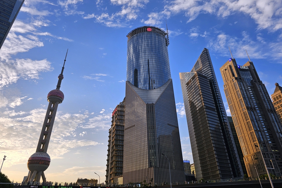 A view of Lujiazui, Shanghai