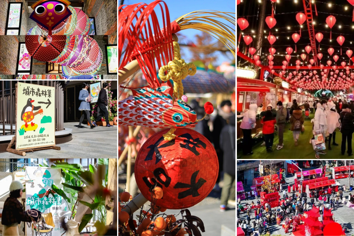 New Year markets in Shanghai