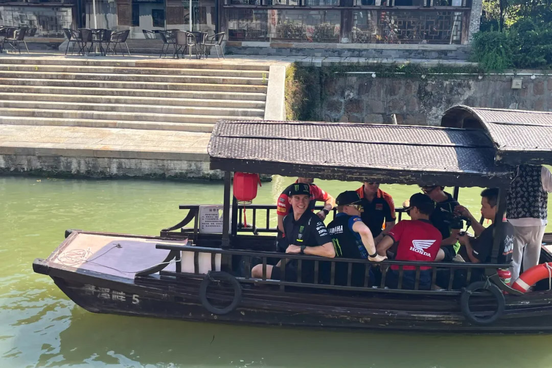 Riders explore charm of ancient water town