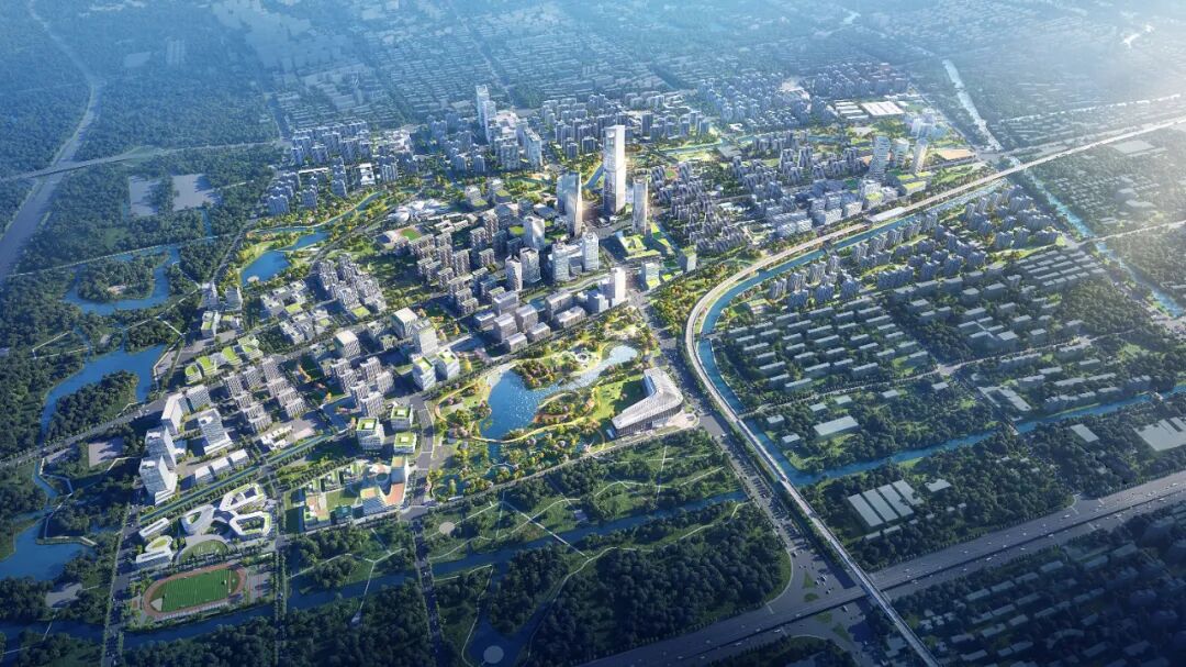 An artist's rendering of Nanda Smart City. [Photo/Shanghai Baoshan Media Center].jpeg