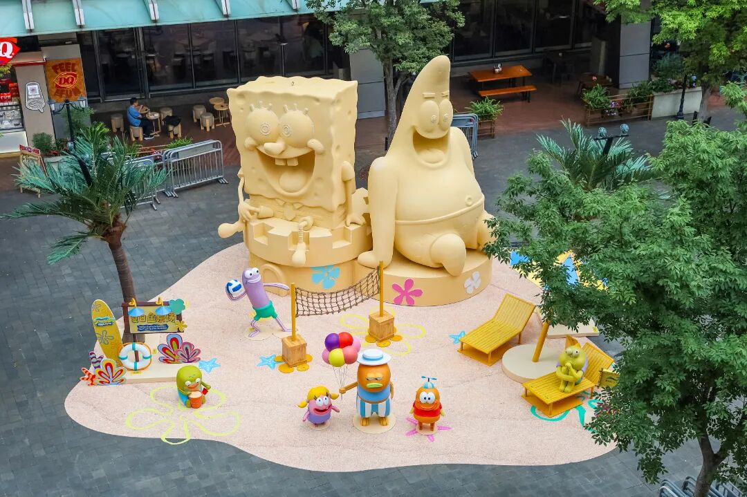 Bikini Bottom residents arrive at Pudong Kerry Parkside