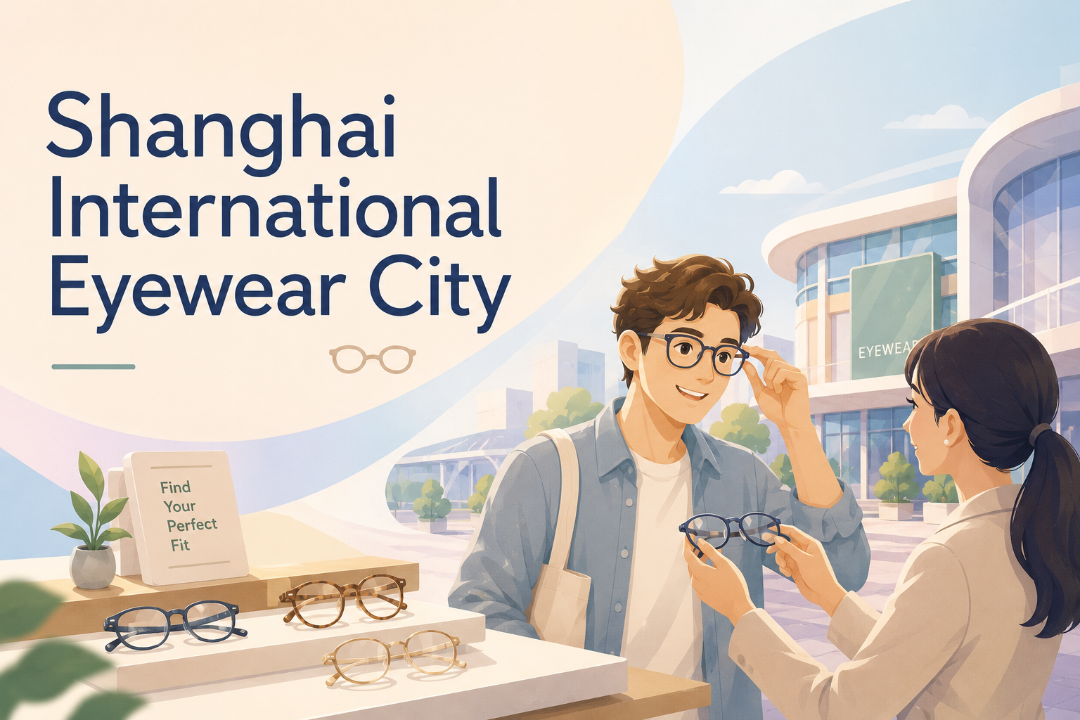 Custom eyewear at Shanghai International Eyewear City