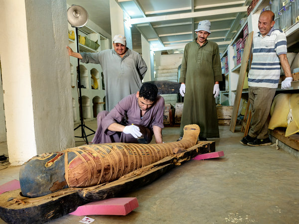 Chinese, Egyptians jointly research, digitalize mummified wooden coffins2.jpeg Chinese, Egyptians jointly research, digitalize mummified wooden coffins2.jpeg