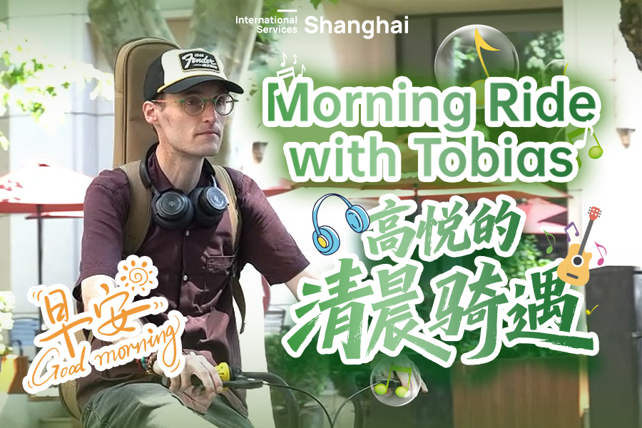 Morning ride with Tobias