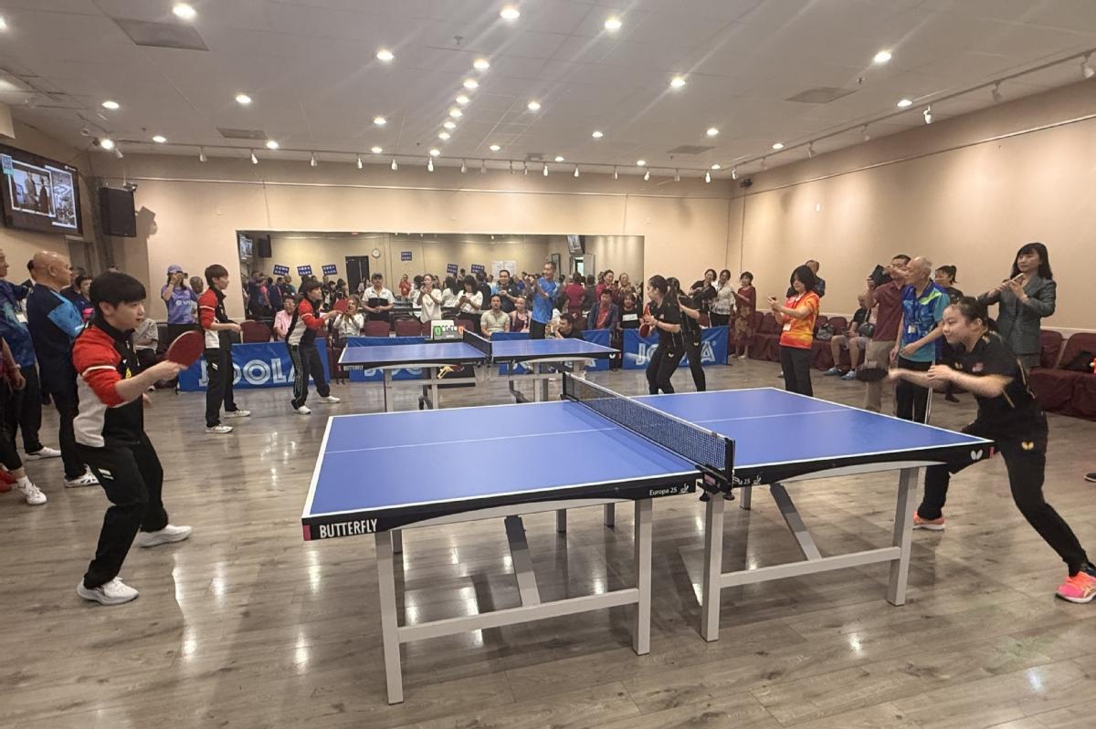 Ping-pong diplomacy strengthens bonds